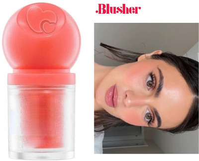 EVERERIN 3-in-1 Multi-Purpose Lightweight Blusher with effortlessly and Long lasting(Creamy Red)