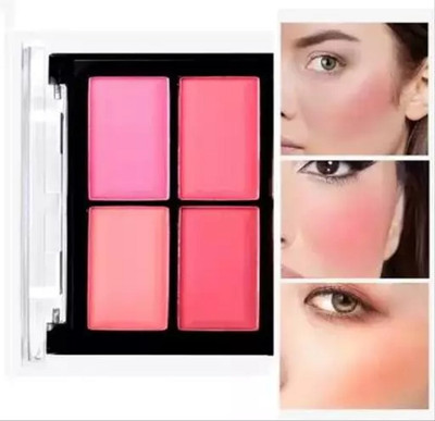 PERLENTE 4 Color Amazing Blusher Palette Shade-1(MULTI COLOR)