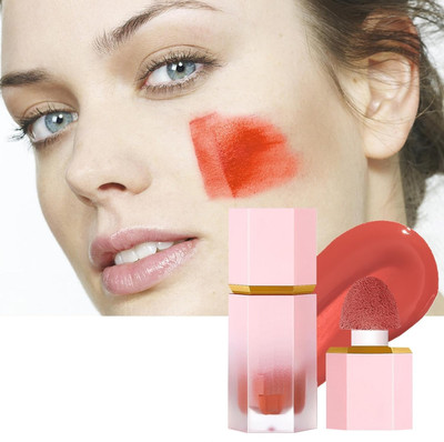 GFSU - GO FOR SOMETHING UNIQUE Best 3in1 Mousse liquid blush for cheeks + lips + eyes | lightweight(PEACH)