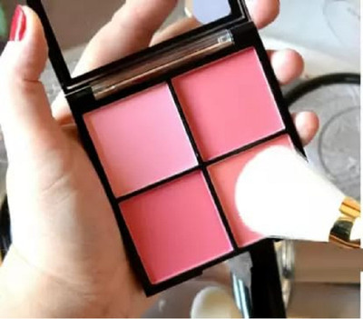 SHENYCOLORS THE BEST MAKEUP PERFCETIONG 4 IN 1 BLUSHER PALLETE(pink)