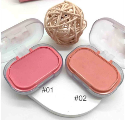 Emijun SMOOTH BLUSHER WITH BRUSH AND MIRROR(PEACH, DEEP PEACH)
