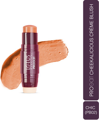 Lotus Make-Up Proedit Cheekalicious Creme blush Chic|Highly Pigmented|Lightweight(Pink)