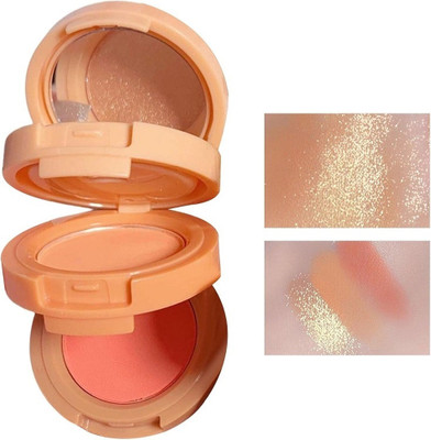 HUZURLU Multi-Layer Facial Powder Cheek Matte Mineral Blush Blendable, Long-Lasting(MULTI)