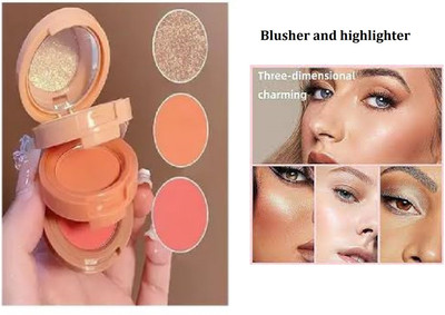 Lui Pui good long lasting blush & highlighter pack of 1(multicolor)