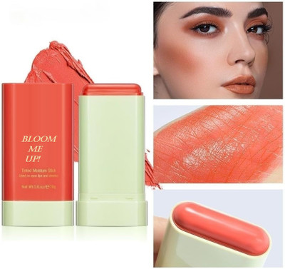 ADJD Blusher Moisturizer Stick Multi-Use Long Lasting Cream Blusher Stick Pechy Orang(PEACHY ORANGE)