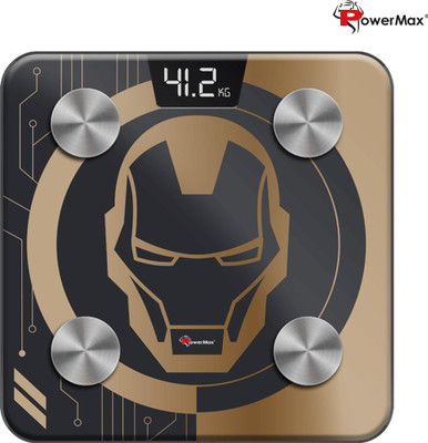 Powermax Fitness BCA-130 Marvel Series Ironman Bluetooth Smart Scale BMI Weighing Scale