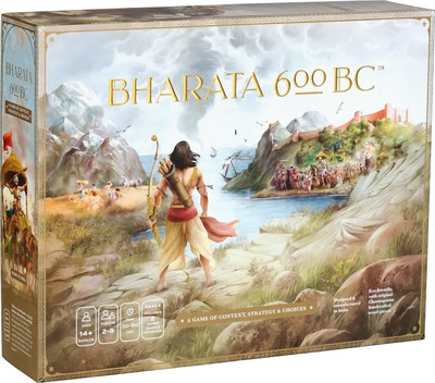 GoIndia Games BHARATA 600 BC Strategy & War Board Game