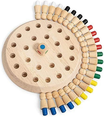 Mira Farmcraft Wooden Memory Match Stick Chess Game Educational Intelligent Brain Teaser Game Strategy & War Board Game