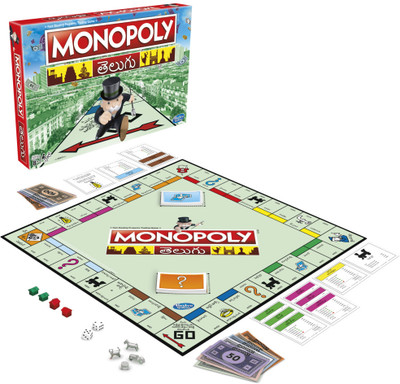 Monopoly Game, Family Board Game for 2 to 6 Players, Board Game for Kids Ages 8 and Up Money & Assets Board Game
