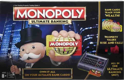 Probeez Monopoly Ultimate Banking Edition, Electronic Banking Unit-Cashless Money & Assets Board Game