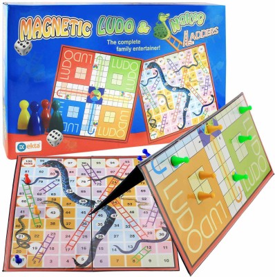 ARNIYAVALA Magnetic Ludo & Snakes Ladders Educational Board Games