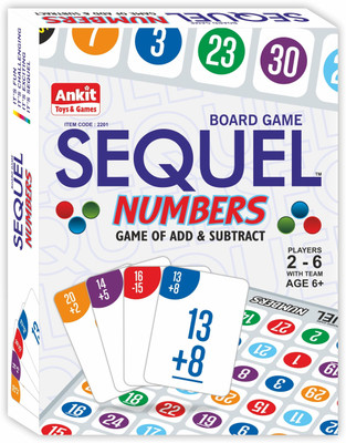 ToyAffair Sequel Numbers Educational Board Games