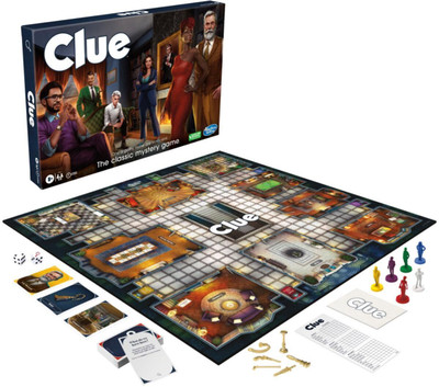 HASBRO GAMING Cluedo Refresh A Classic Mystery Board Game for Ages 8 Years and Up Strategy & War Board Game