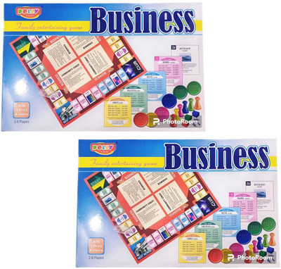 De Beste 2 PACK OF BUSINESS GAME Party & Fun Board Game