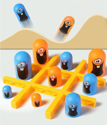 NemiCreation9 Tic Tac Toe Gobble Stack Mind Challenging Strategy Game for Kids & Adults Strategy & War Board Game