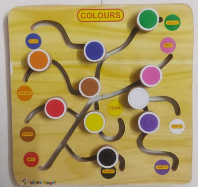 bright mind and edufun COLOUR MAZE PUZZLE Educational Board Games