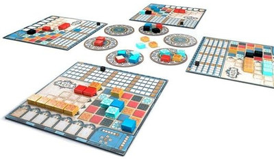 CountryLink Azul Strategy Tile Board Game – Family Fun for Kids 8+ and Adults 2-4 Players Board Game Accessories