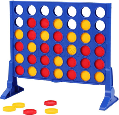 Laaliya Bridge 4 Classic Disc Dropping Game | 4-in-a-Row Game(Multicolor)) Party & Fun Board Game
