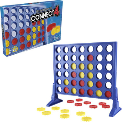 HASBRO GAMING The Classic Game of Connect 4 Strategy & War Board Game
