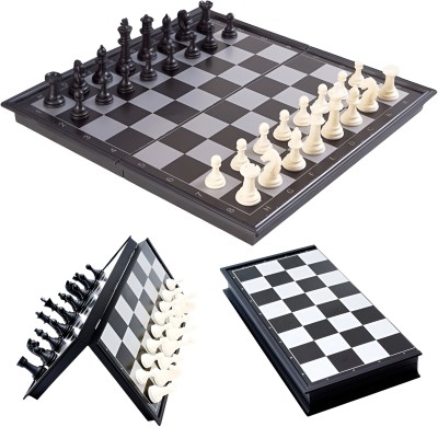 AZEENA Magnetic Chess Board Set with Foldable design, Birthday Gift, Educational Games Educational Board Games Board Game