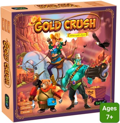 Tortue Gold Crush - Classic wild west adventure and a perfect gift for all ages Party & Fun Games Board Game