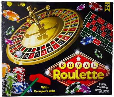 SARASI Royal Roulette With Croupier's Rake Fun & Thrilling Game [Pack Of: 1 Multicolor] Party & Fun Board Game