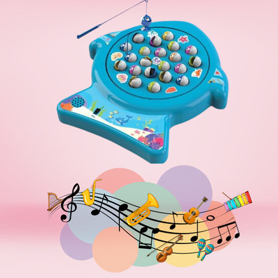 Glenston Musical fish game|Indoor Musical Toy/Birthday Return Gifts for Kids Party & Fun Board Game