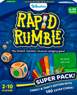 Skillmatics Rapid Rumble Super Pack Educational Board Games Board Game