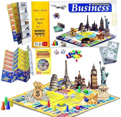 Myhoodwink Game of Money International Business Board Game for Kids Money & Assets Board Game