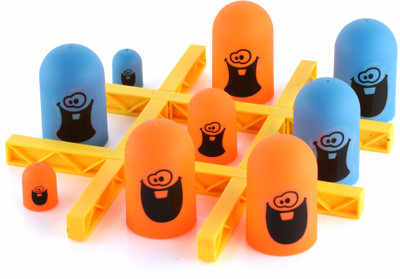 CHANAK 3D Gobblet Gobblers Strategy Board Game, Tic Tac Toe Brain Game for Boys Girls Party & Fun Board Game