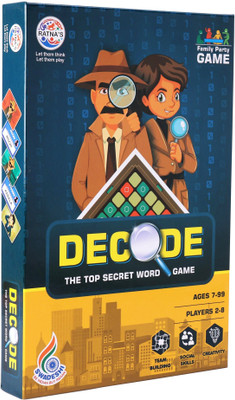 ODDEVEN Decode The TOP Secret Word Board Game for Kids Board Game Accessories