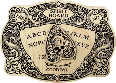 SentosaEnterprise Ouija Board Set - High Quality Premium Wood Finish With Matching Planchette Party & Fun Board Game