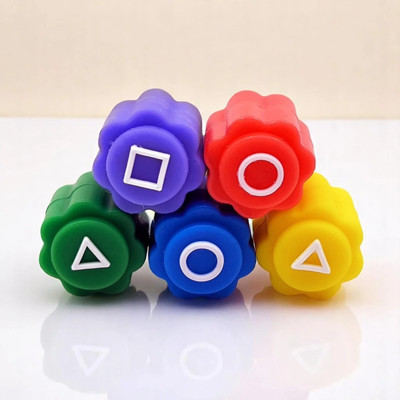 Gift Collection Gonggi Game Set Plastic Stone Playing Pieces Squid Traditional Korean Juggling Party & Fun Board Game