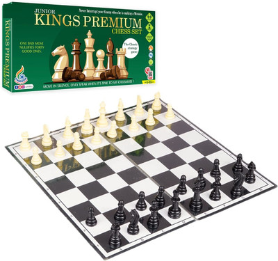 zokato Strategy Game Kings Premium Chess Set for Kids with Logical and Strong(JUNIOR) Board Game Accessories