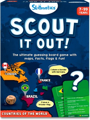 Skillmatics Board Game - Scout It Out, Guessing & Trivia Game for Kids, Teens, Adults Age 7+ Educational Board Games