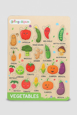 Fingo brain Knob Vegetable Educational Board Games