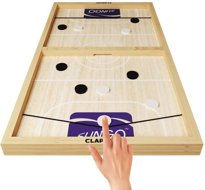 Clapjoy 2 in 1 Faster Finger Board Game, Sling Puck, Fastest Finger First Game(Combo5) Party & Fun Board Game