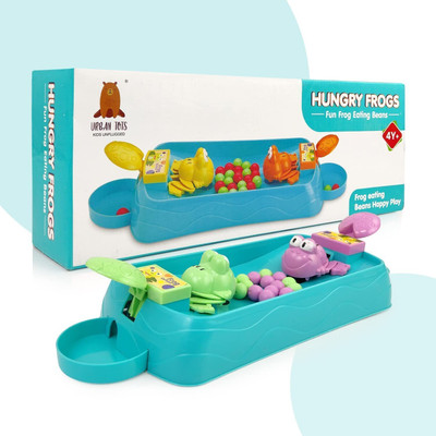 MANAKI ENTERPRISE Fun Hungry Frog Eating Beans Games, Table Top Desktop Finger Toy Game Word Games