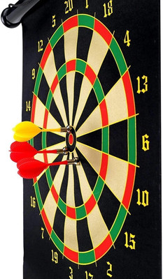 MGT CREATION Magnetic Sided Bullseye Game Safety Kids 1Ps Dart Board Game