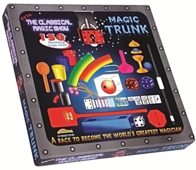 GOSHOPPE ENTERPRISES Magic Trunk - The Classical Magic Show(with 150 Magic Tricks) Party & Fun Board Game