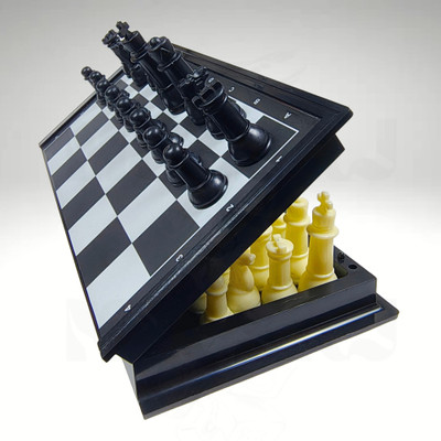 Meesaj Magnetic Chess & Checkers Game Set – Classic Skill Board Game for Kids & Adults Strategy & War Board Game