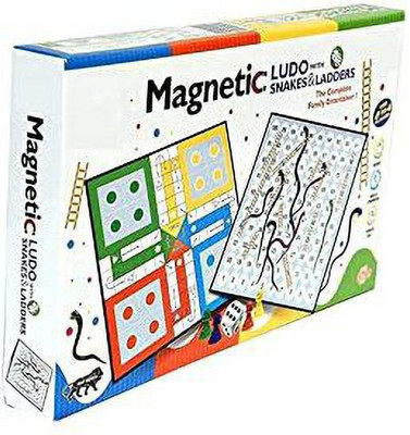 Sahaj Enterprise Magnetic Ludo With Snakes & Ladders Game Board Game Accessories