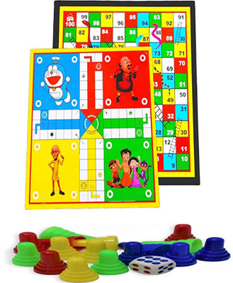 AOKO Ludo Board, Snakes & Ladders (2 in 1 Games)12 Inches with Free Dice Board Game Party & Fun Board Game