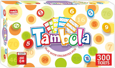 Ankit Toys & Games Tambola Bingo Game | Indoor Board Game Family & Party Entertainment Kitty Party & Fun Board Game