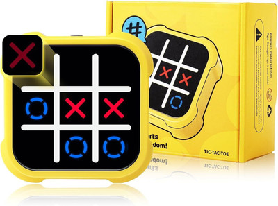 MY BABY LOVE A PERFECT CARE 3 in 1 Electronic Tic Tac Toe Game, Handheld Digital Bolt Game with Silent Mode Board Game Accessories