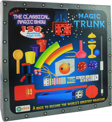 KIDDOZ KREATIONS Magic Box 150 Tricks for Kids Magic Tricks Party Game Fun Gag Toy Party & Fun Board Game