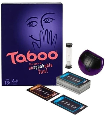 HEZKOL Taboo Board Game, Guessing Game For Families And Kids Party & Fun Board Game