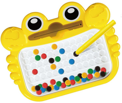 JUBLYN Magic Dot Art Magnetic Board with Pen | Fun & Educational Toy for Kids Party & Fun Board Game