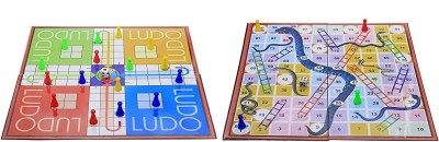 SARASI Magnetic Ludo With Snakes Ladders, The Complete Family Entertainer Game Party & Fun Games Board Game