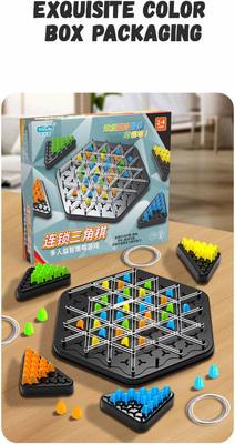 Dorytoys Triangle Chess Game | Logical Thinking Toy for Kids(1 Pieces)